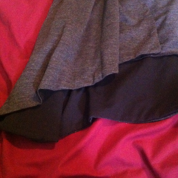 Short sleeve gray cover up - Picture 2 of 2