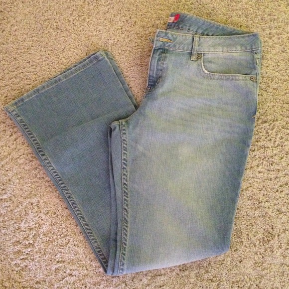 aeropostal Denim - Aeropostale "hailey skinny flare" light wash jeans