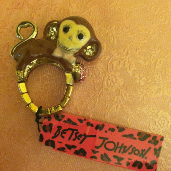 🐒BETSEY JOHNSON MONKEY RING