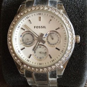 Fossil watch. All stainless & Acrylic.