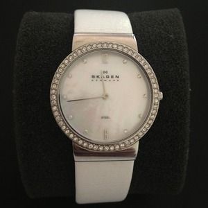 Skagen. Steel. Mother of Pearl ladies watch.