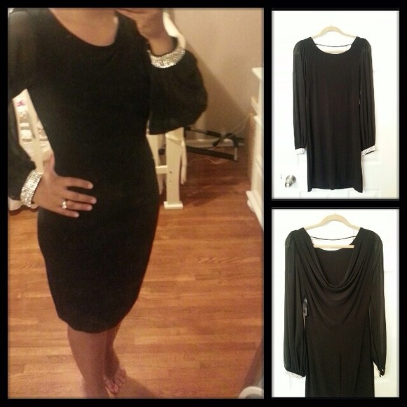 SOLD!!!!!!!!Bisou Bisou Dress with crystal details