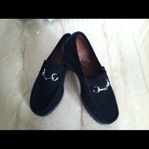 Authentic Suede Gucci Loafers (Ladies)