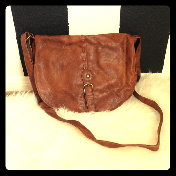 brown side bag