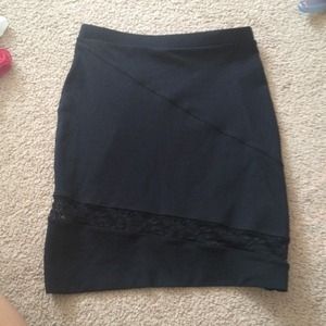 David learner tight black skirt