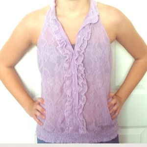 Light Purple Lacey Shirt!