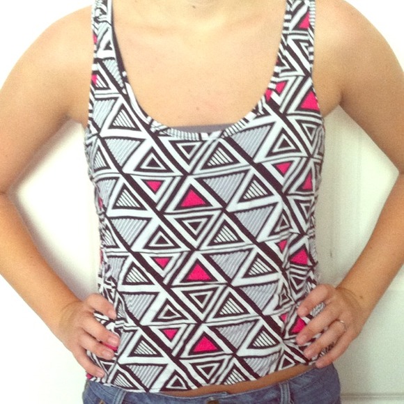 Flashy hot pink tank top! - Picture 2 of 3