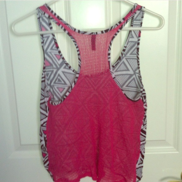 Flashy hot pink tank top! - Picture 3 of 3
