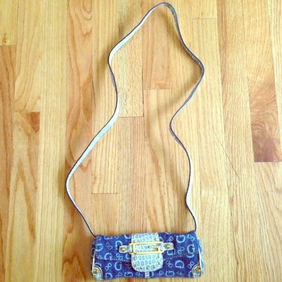 Guess Clutches & Wallets - GUESS Blue Jean Cross-body/Clutch purse