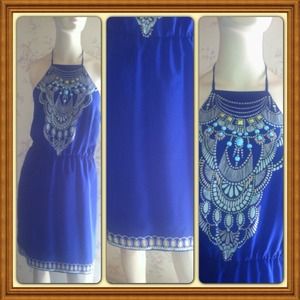 Trina Turk Halter Dress NWOT