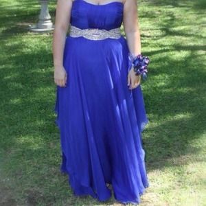 Royal blue Jovani Prom dress- worn for 5 hours