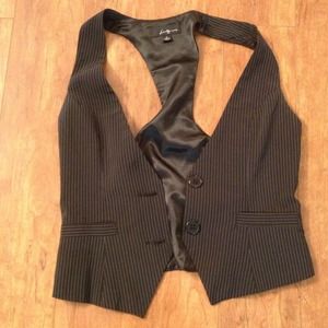Pinstripe vest