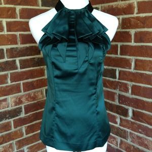 Stretchy satiny dressy tank