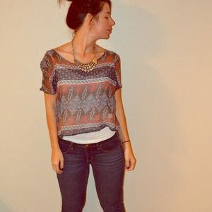 BUNDLE Cropped  top and slouchy cardigan