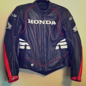 Joe rocket Honda leather riding jacket