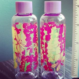 2 Lilly Pulitzer Plastic Travel Bottle