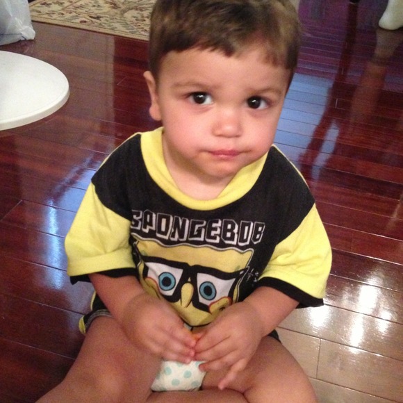 My Grandson. The  Baby in the Family !