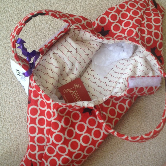 Reversible cotton bag so cute! - Picture 2 of 4