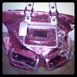 🔴SOLD!!!🔴 RARE, PINK, COACH "SPOTLIGHT" TOTE.