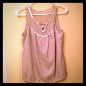 Ann Taylor loft top w/ sequin trim