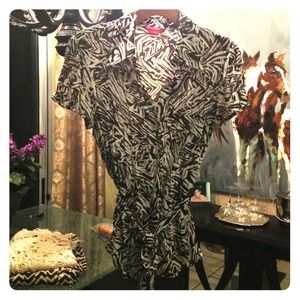 Printed blouse