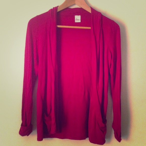 Kirra Outerwear - Magenta Cardigan