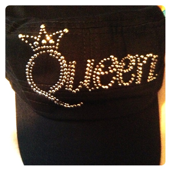 Queen Rhinestone Bling hat
