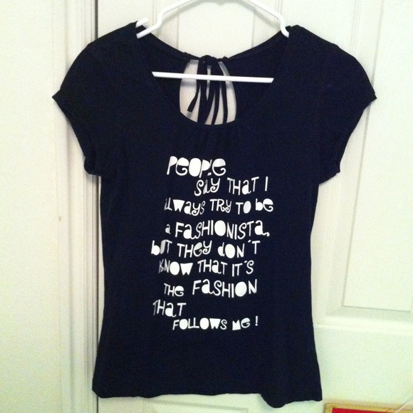 Black t shirt