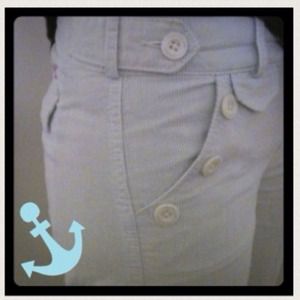 🌟REDUCED🌟 white/ light blue stripe