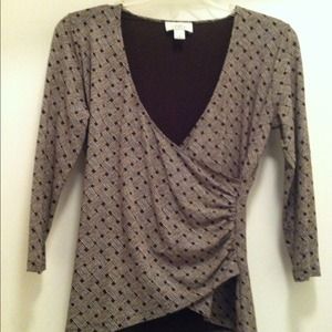 Ann Taylor brown blouse