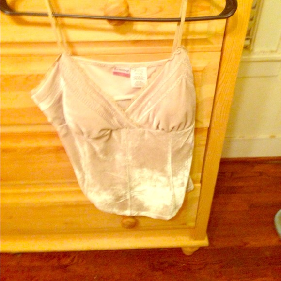 GORGEOUS Crushed Velvet Camisole Top