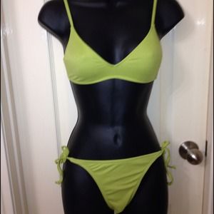Jcrew bikini string top and bottom