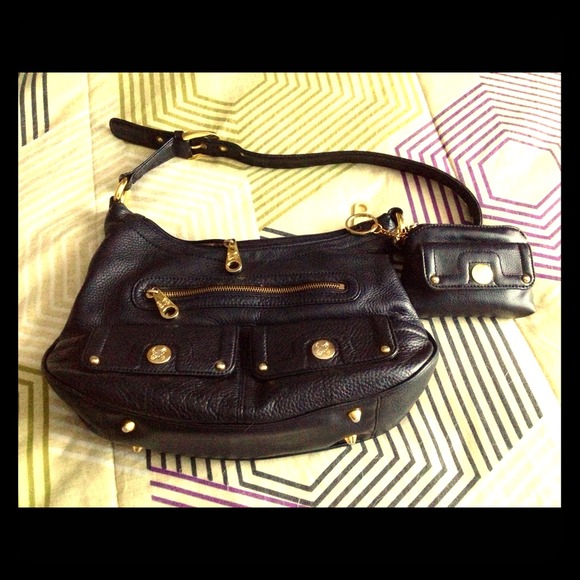 🚫SOLD🚫 Black Leather Purse and Coin Purse