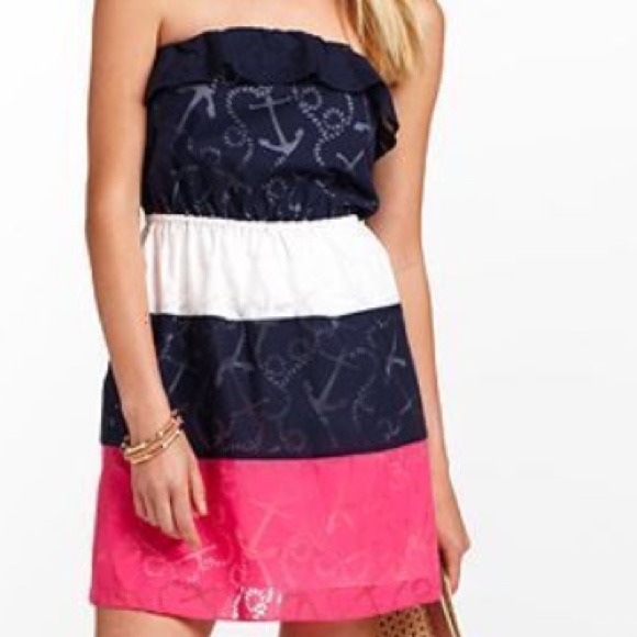 Lilly Pulitzer anchor dress - Picture 3 of 3