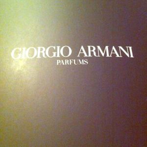 Giorgio armani parfums towel