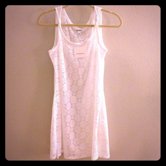 SOLD❗ Lace swimsuit cover up dress. Sz sm NWT