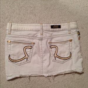 💝💝REDUCED💝💝Rock & Republic white denim skirt