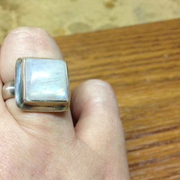 🌙 moonstone sterling silver ring🌙