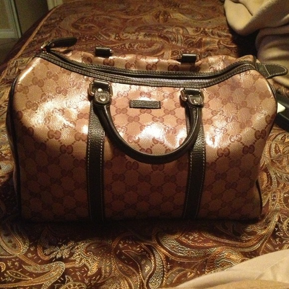 Gucci. Crystallized Boston Bag