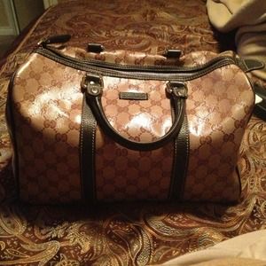 Gucci. Crystallized Boston Bag