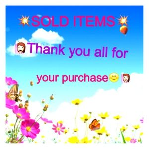 💥Sold items💥