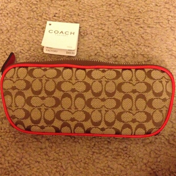Coach eyeglass holder