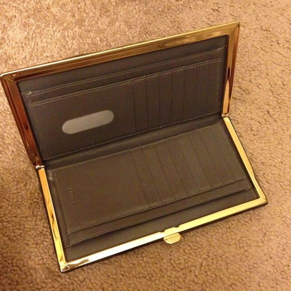 Lodis gray long wallet