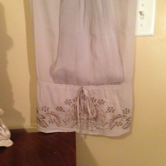 Grayish, purple sheer tunic/top - Picture 3 of 4