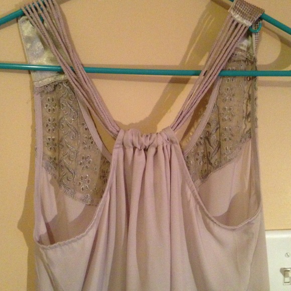 Grayish, purple sheer tunic/top - Picture 4 of 4