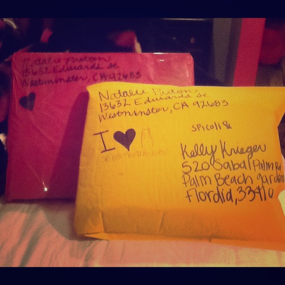 Shipping tomorrow(:
