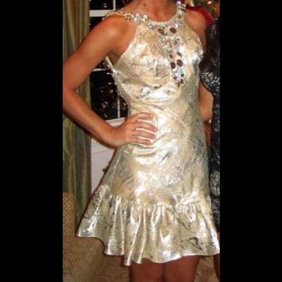 Fun, Gold Cocktail Dress