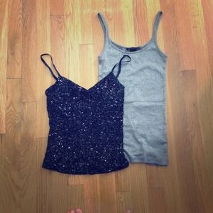 2 XS tank tops, the Limited and H&M