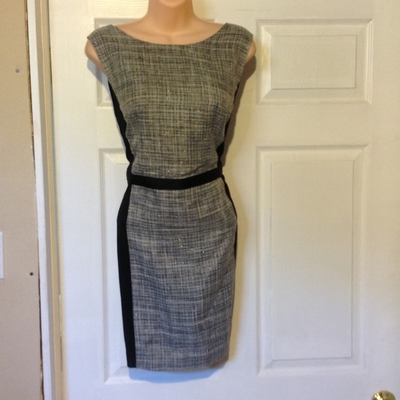 ***SOLD*** Elle Black/white/silver dress