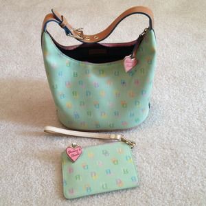 Dooney & Burke Purse and Wristlet
